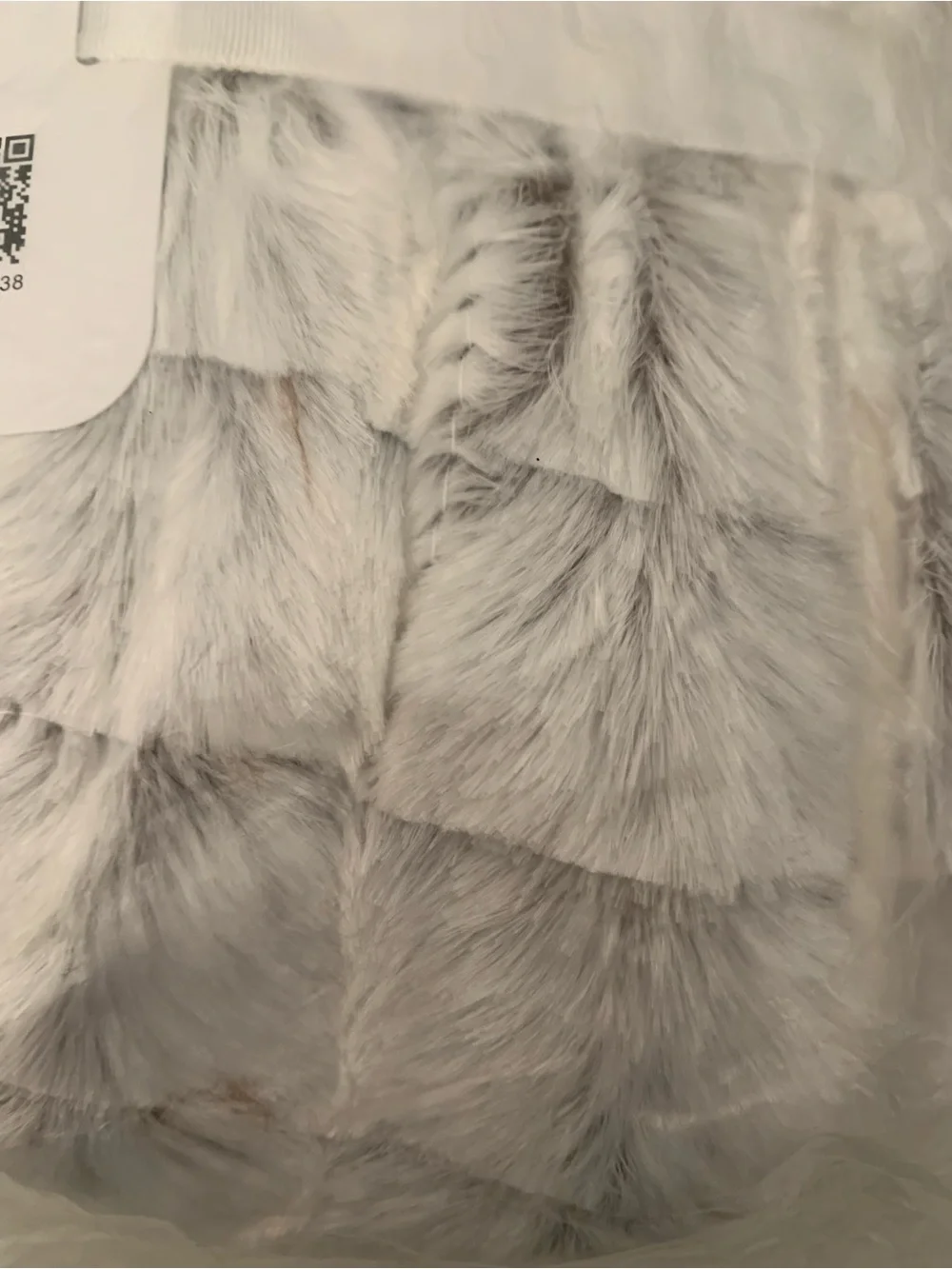 Micro-Mink Sherpa Throw - Light Gray